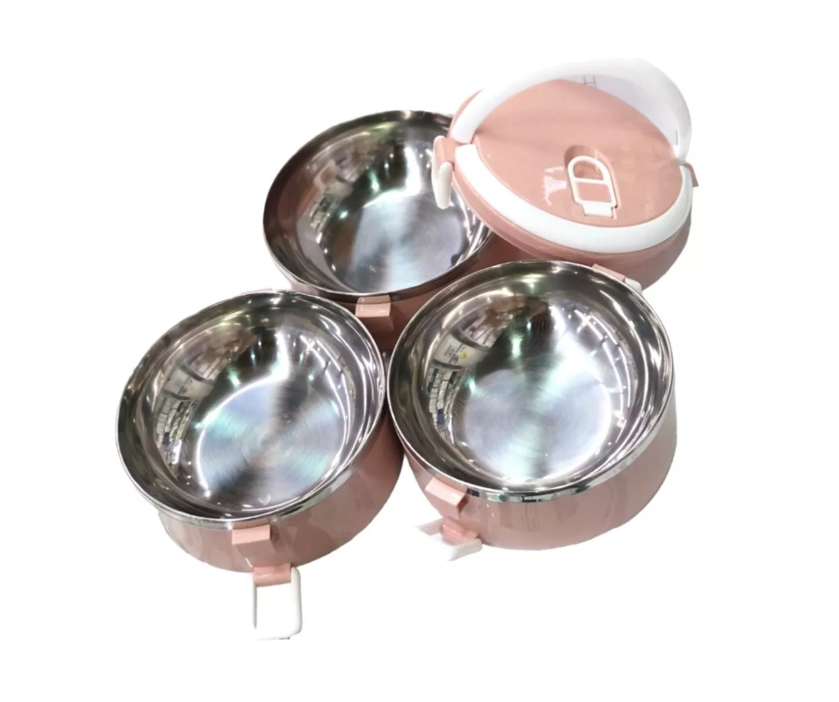 FIAMBRERA CONTENEDOR TAZA TERMO DE COMIDA 3 CAPAS 2L - 3