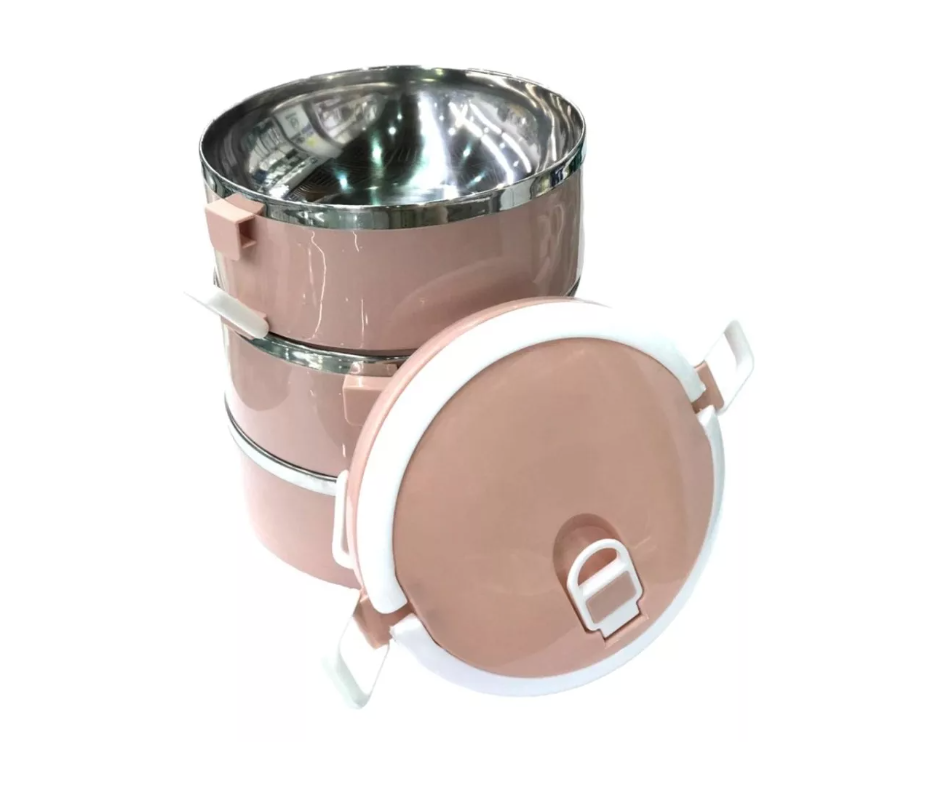 FIAMBRERA CONTENEDOR TAZA TERMO DE COMIDA 3 CAPAS 2L - 4