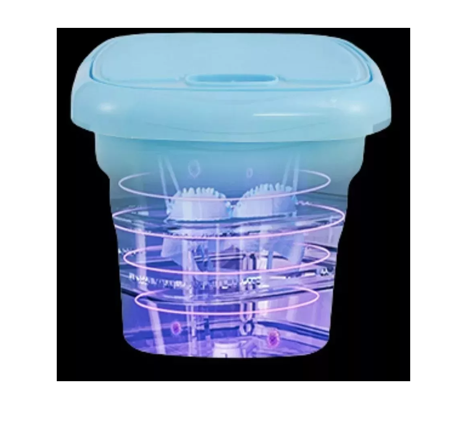 MINI LAVADORA PORTÁTIL LAVADORA PLEGABLE PRACTICA - 5