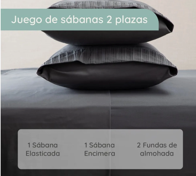CUBRECAMA RIQUI 2 PLAZAS GRIS QUILT ARREDO REVERSIBLE MULTI RAYA - 3