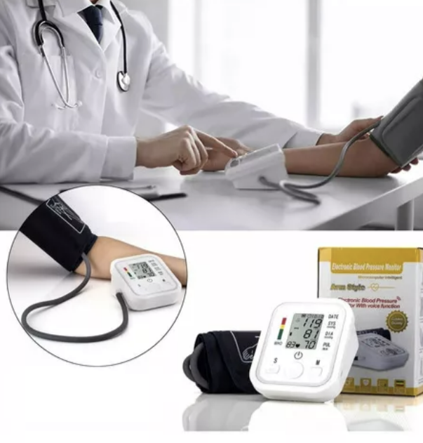 TENSIÓMETRO DIGITAL RIQUI DE BRAZO MEDIDOR PRESIÓN ARTERIAL PULSO COLOR BLANCO - 3