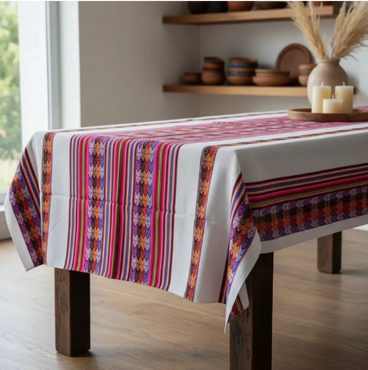 MANTEL RIQUI PLÁSTICO METALIZADO MESA FIESTA DECORA 137X183CM 118RIP - 1
