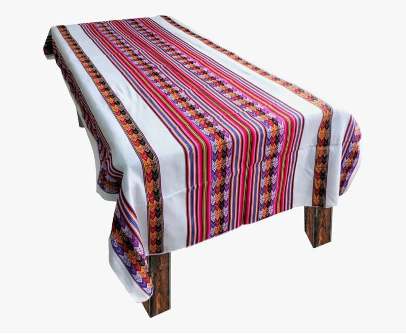 MANTEL RIQUI PLÁSTICO METALIZADO MESA FIESTA DECORA 137X183CM 118RIP - 4