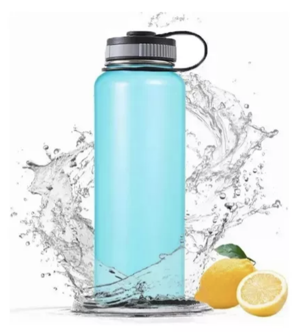 TERMO BOTELLA AGUA ACERO PARA BEBIDAS FRÍAS CALIENTES 1.2 L - 2