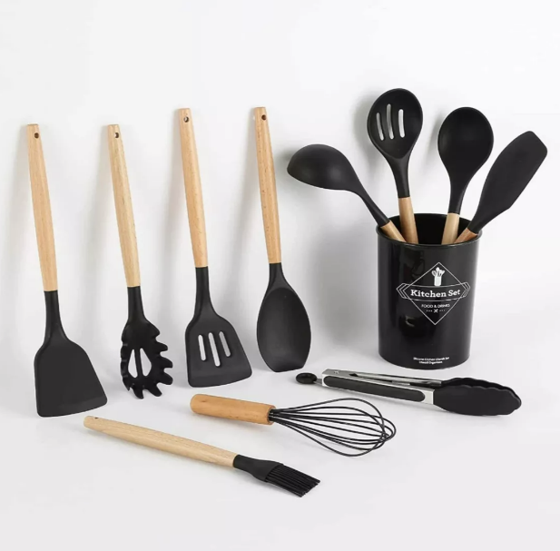 SET COCINA 12 PCS SILICONA ANTIADHERENTES GASTRONOMICOS - 2