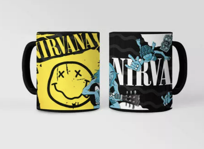 TAZA MÁGICA DE NIRVANA-KURT COBAIN - BANDAS DE ROCK 02 - 1