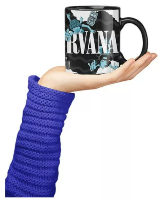 TAZA MÁGICA DE NIRVANA-KURT COBAIN - BANDAS DE ROCK 02 - 3