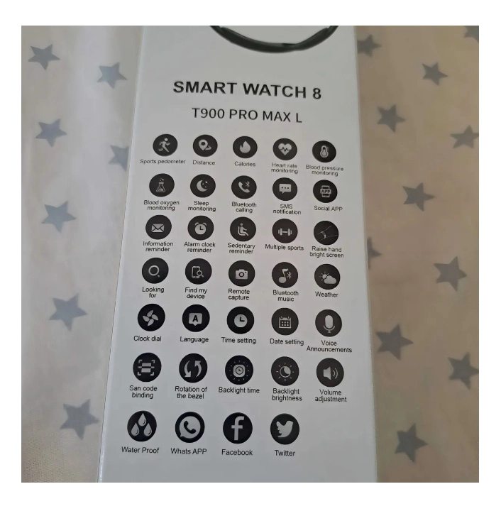 Smart Watch T900 Promax L / Serie 8 1.92 Big - 7