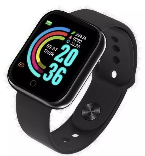 SMARTWATCH SMART BRACELET 1 1.3' CON RED MÓVIL CAJA DE PLÁSTICO NEGRA, MALLA NEGRA DE SILICONA. - 2