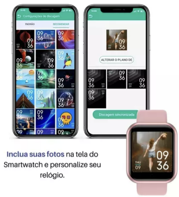 SMARTWATCH SMART BRACELET ROSA - 2