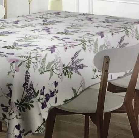 MANTEL TELA DISEÑO LAVANDA 140X240CM - 2