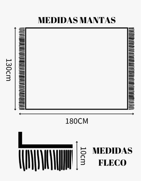 MANTA RIQUI FRAZADA TERMICA CHIPORRO FUNDAS ALMOHADA 2 PLAZAS MULTICOLOR - 4