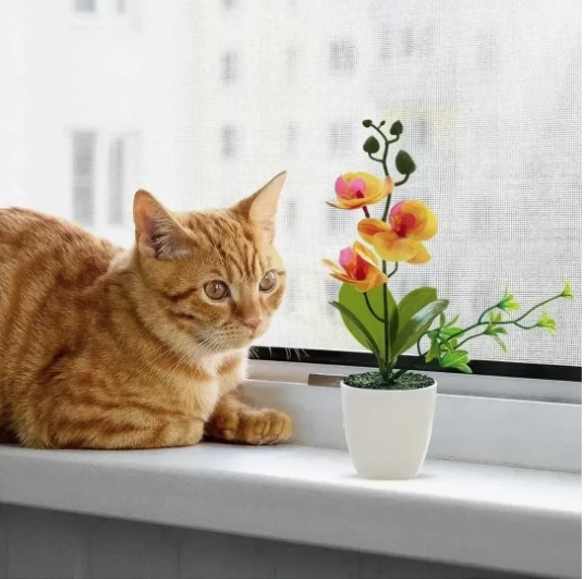 4pzs Plantas Flores Artificiales - 5
