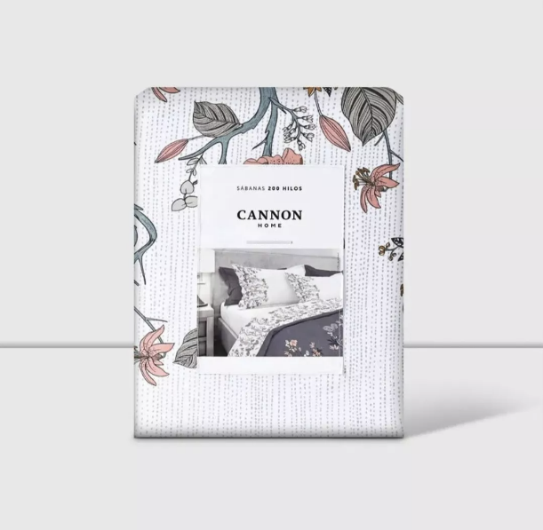 SÁBANAS RIQUI EC CANNON 1.5 PLAZAS 200 HILOS BLANCO - 3