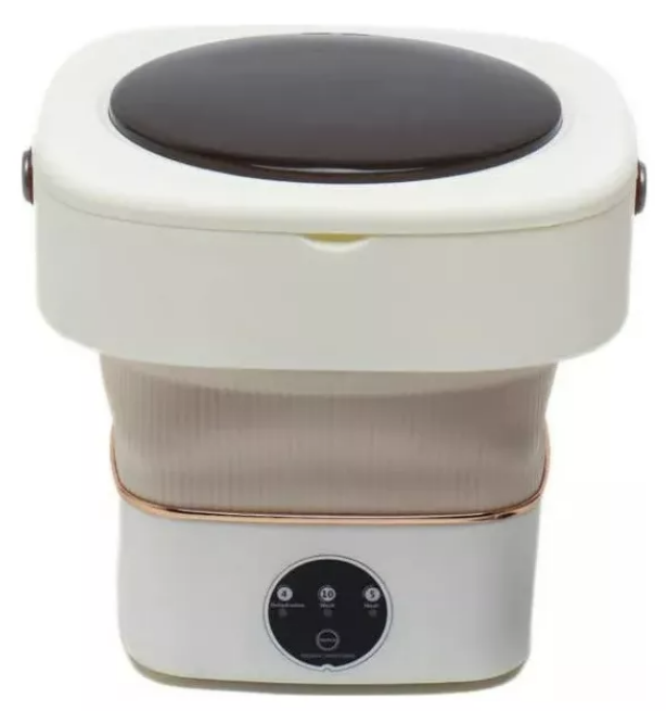 MINI LAVADORA RIQUI PORTÁTIL PLEGABLE PERSONAL HOGAR ELEGANTE - 4