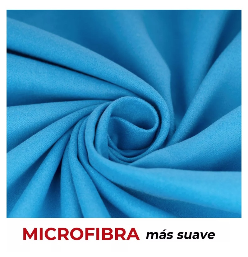 Toalla Microfibra Set 3 Fitnics Secado Rapido +estuche Viaje - 3