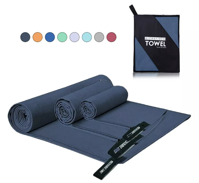 TOALLA DE DEPORTE MICROFIBRA SET X3 - 1