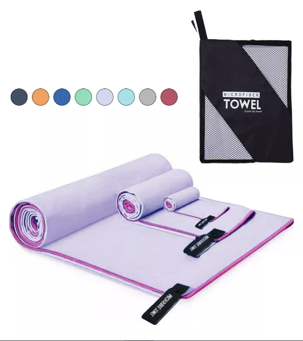 TOALLA DE DEPORTE MICROFIBRA SET X3 - 1