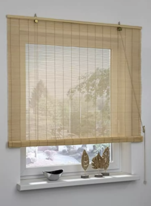 CORTINA BAMBU ESTERILLA CORTINAS PERSIANA BAMBU 180X180CM - 2