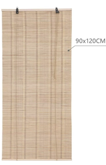 CORTINAS BAMBÚ O PERSIANAS DE FIBRA NATURAL 90X120CM - 3
