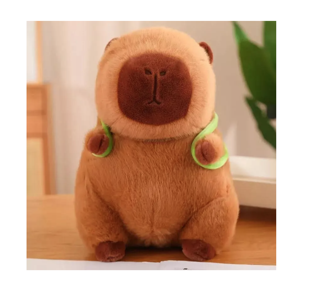 CAPIBARA MOCHILA TORTUGA PELUCHE - 3