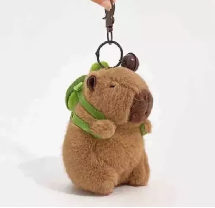 CAPIBARA MOCHILA TORTUGA PELUCHE - 4