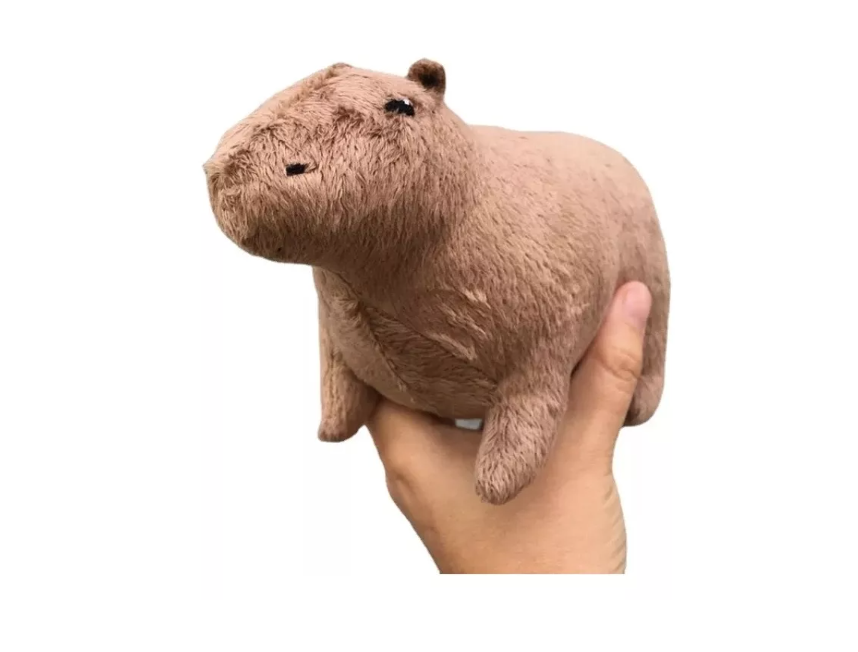 PELUCHE 18CM CAPIBARA ROEDOR CARPINCHO FELPA - 1