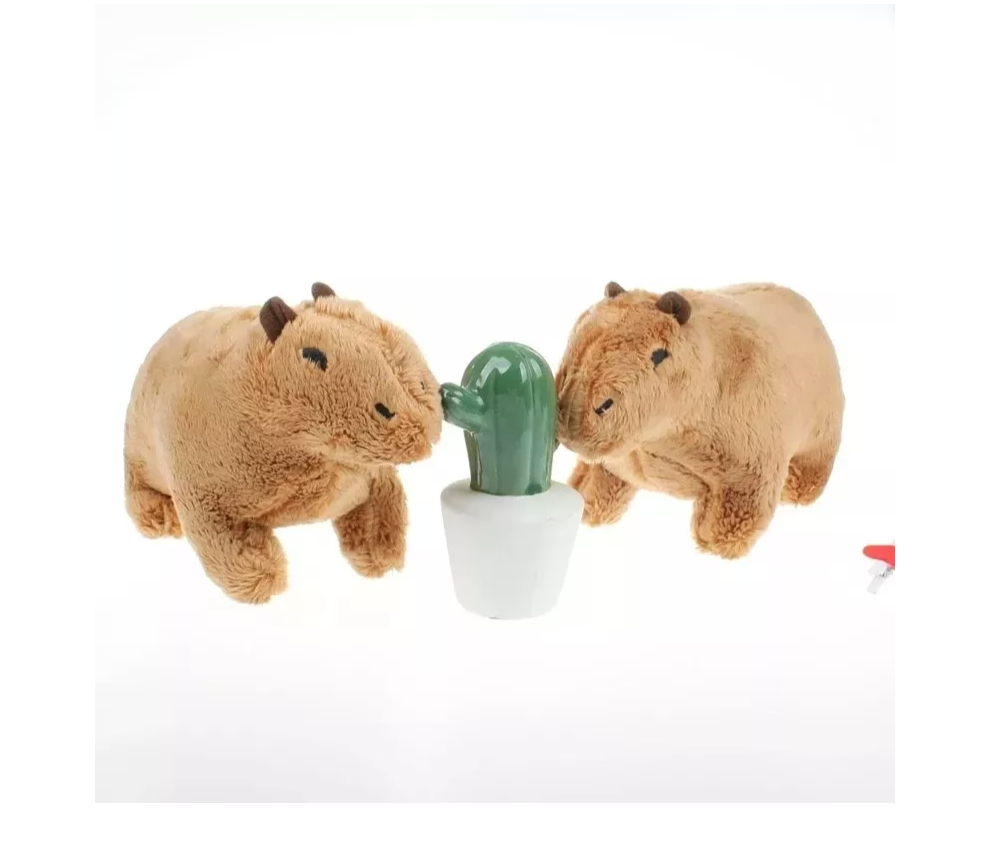 PELUCHE 18CM CAPIBARA ROEDOR CARPINCHO FELPA - 6