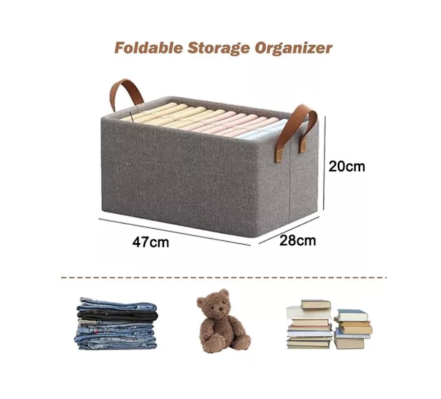 Set De 6 Cajas Organizadoras Plegables Closet Ropa - 5