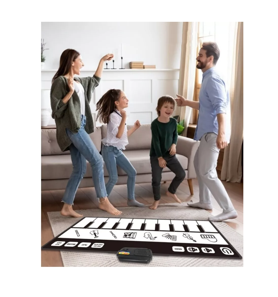 ALFOMBRA RIQUI PIANO MUSICAL ELECTRÓNICA BEBÉ TACTO CON PIE - 2