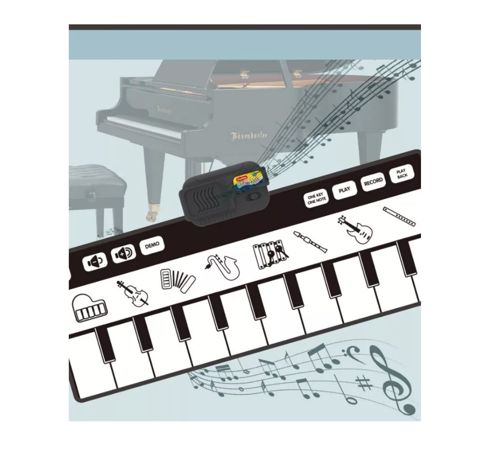 ALFOMBRA RIQUI PIANO MUSICAL ELECTRÓNICA BEBÉ TACTO CON PIE - 3