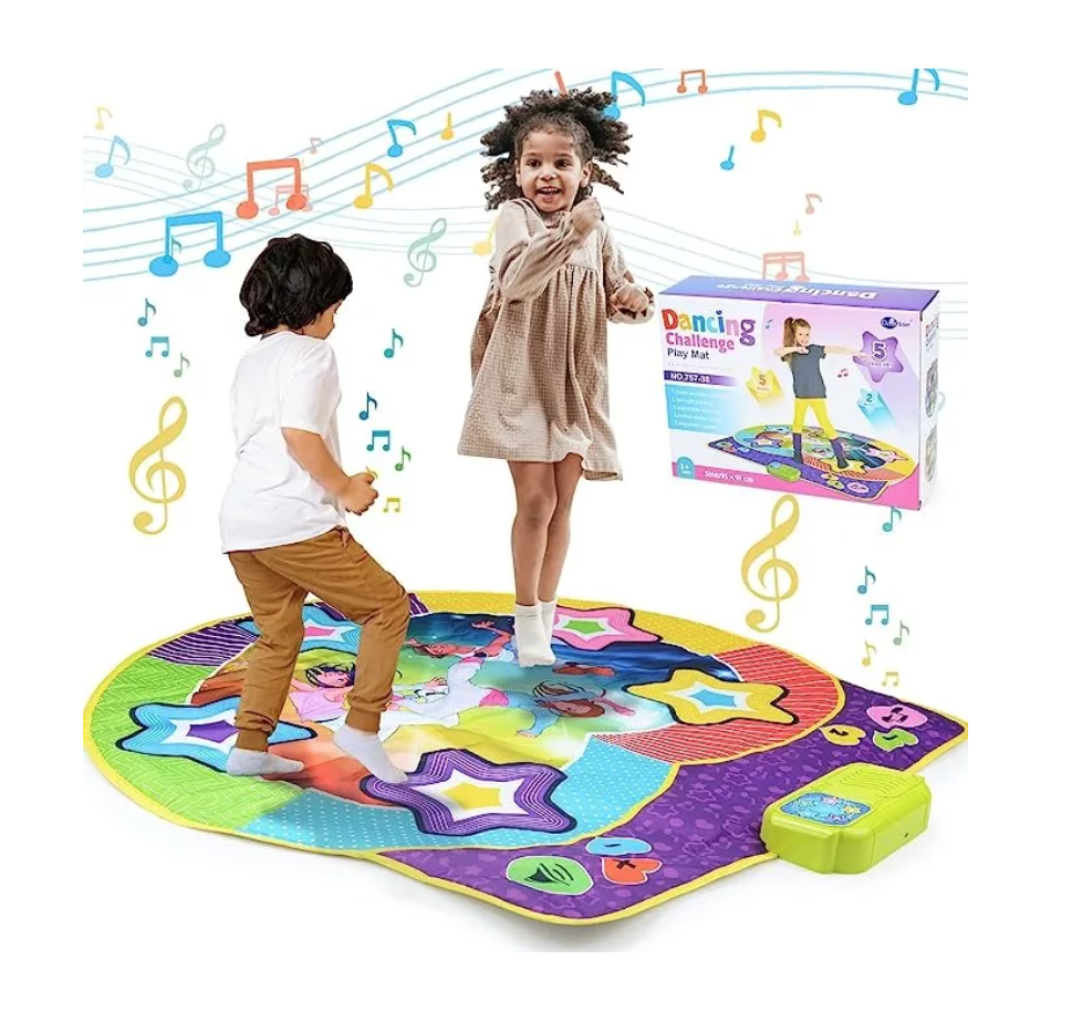 ALFOMBRA RIQUI TAPETE BAILE CON MÚSICA JUEGO DIVERSIÓN MUSICAL - 1