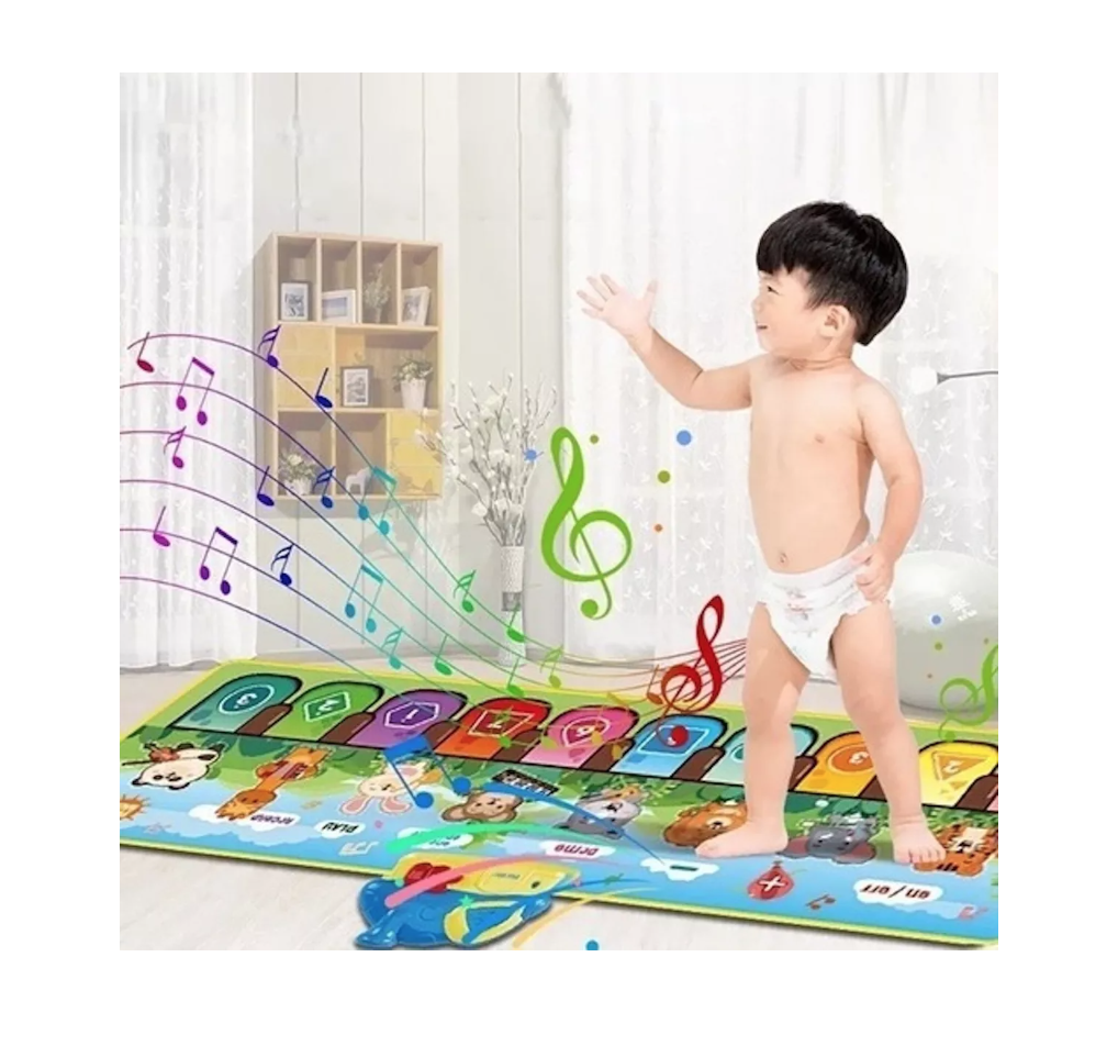 JUGUETE MAT PIANO RIQUI MÚSICAL NIÑOS ANIMAL PIANO MUSIC MAT - 5