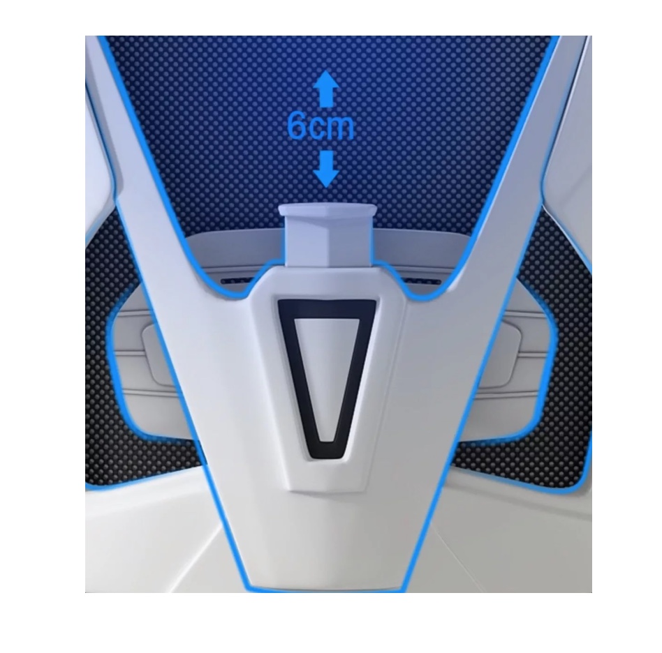 SILLA DE OFICINA EJECUTIVA GAMER CON REPOSA PIE RECLINABLE - 7