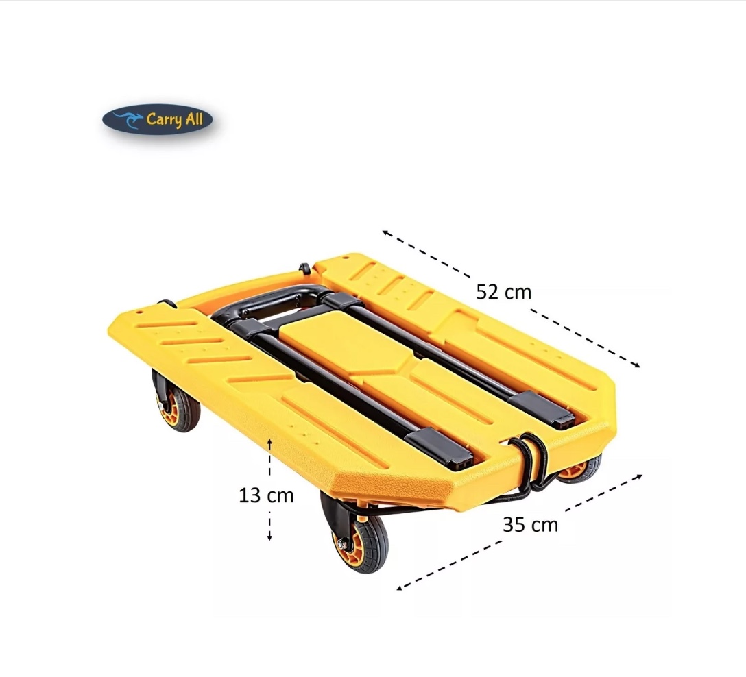 CARRO PLEGABLE RIQUI CARGA TIPO PLATAFORMA 100 KILOS YEGUA - 2
