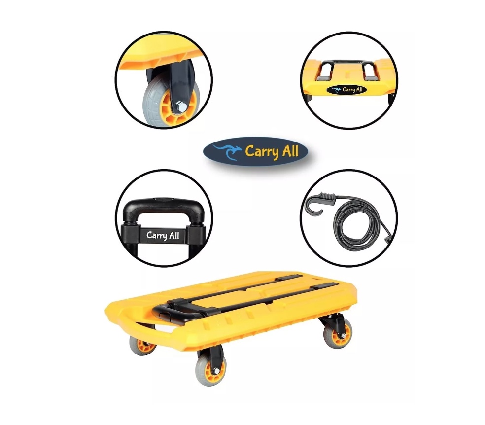 CARRO PLEGABLE RIQUI CARGA TIPO PLATAFORMA 100 KILOS YEGUA - 4