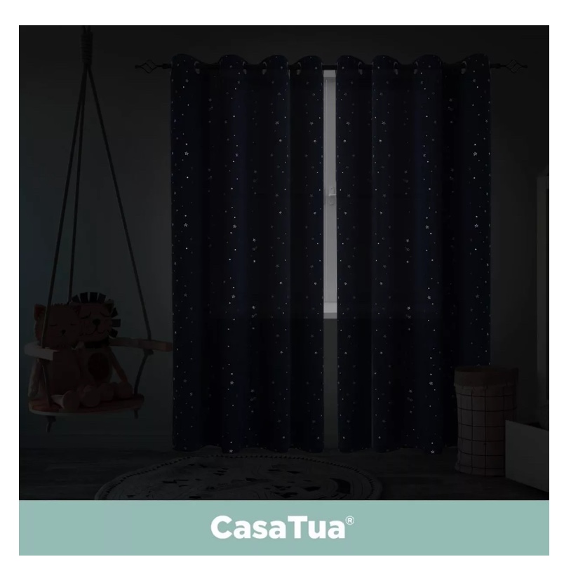 CORTINA NIÑOS SEMI BLACKOUT 2 PAÑOS 140X220 CM - 5