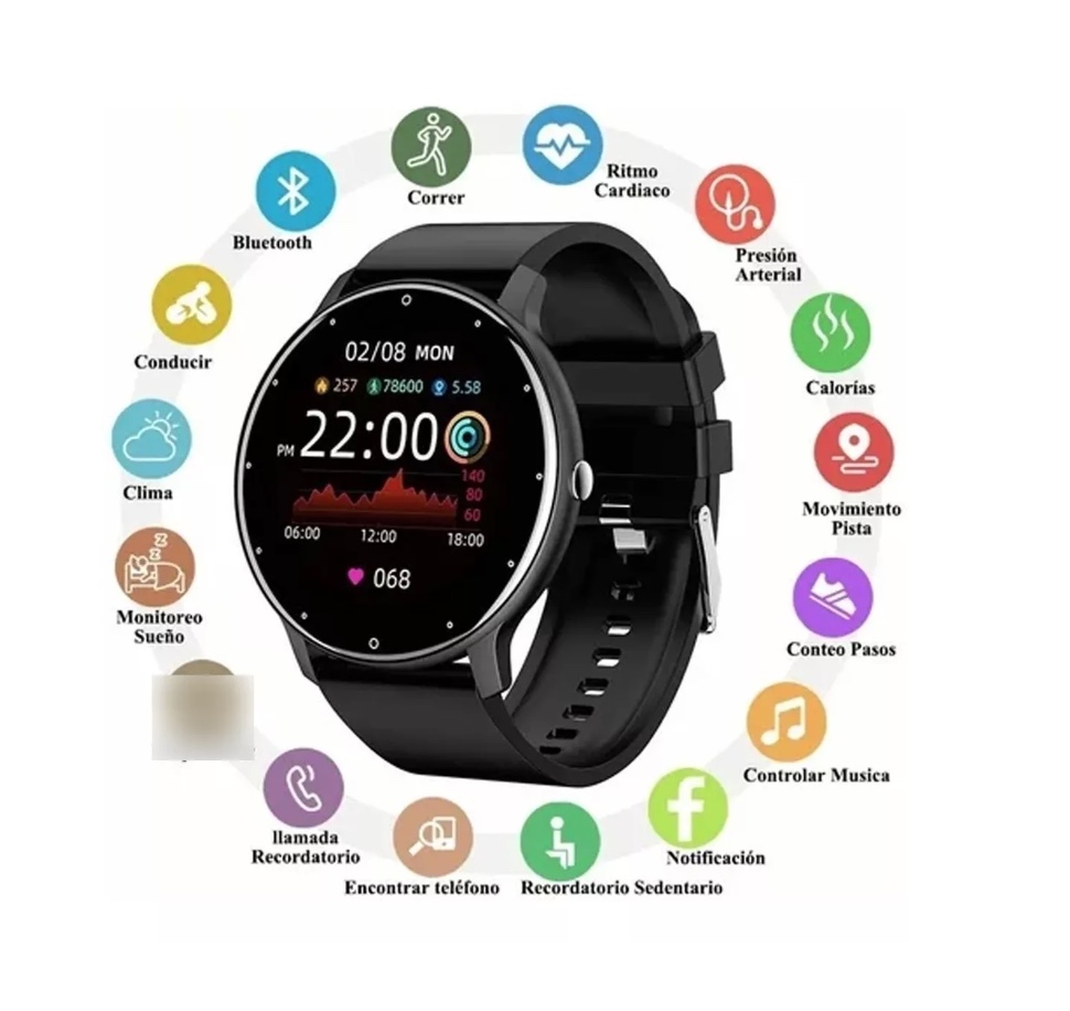 RELOJ DE PULSERA RIQUI INTELIGENTE SMARTWATCH DEPORTIVO IMPERMEABLE - 4