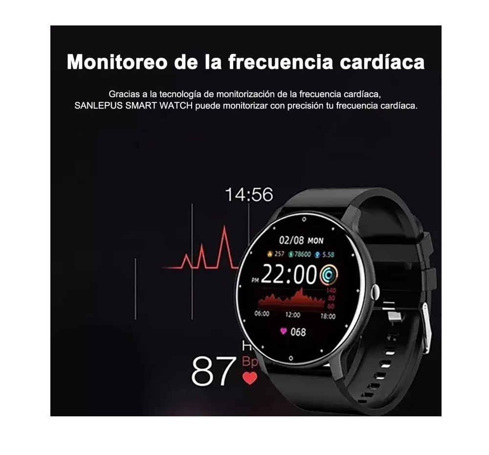 RELOJ DE PULSERA RIQUI INTELIGENTE SMARTWATCH DEPORTIVO IMPERMEABLE - 5