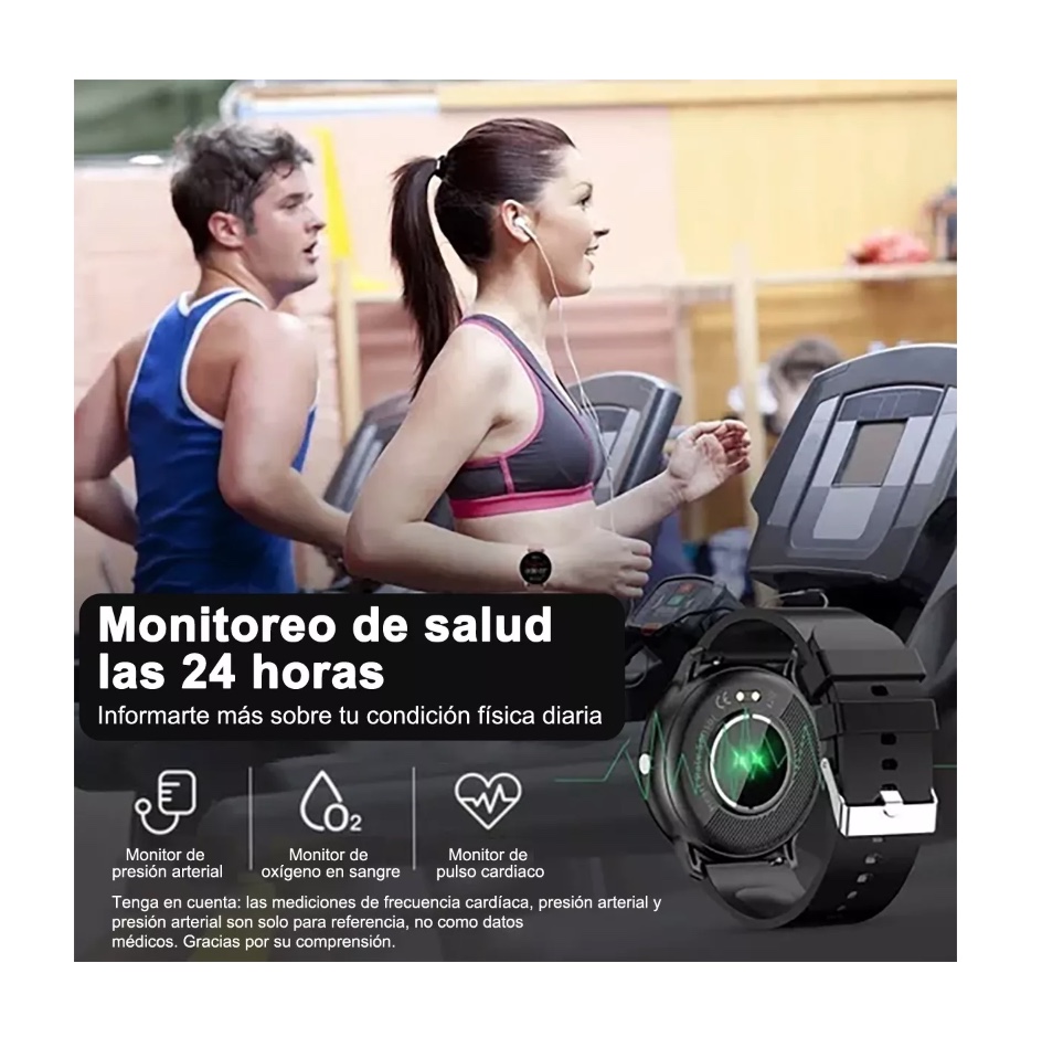 RELOJ DE PULSERA RIQUI INTELIGENTE SMARTWATCH DEPORTIVO IMPERMEABLE - 7