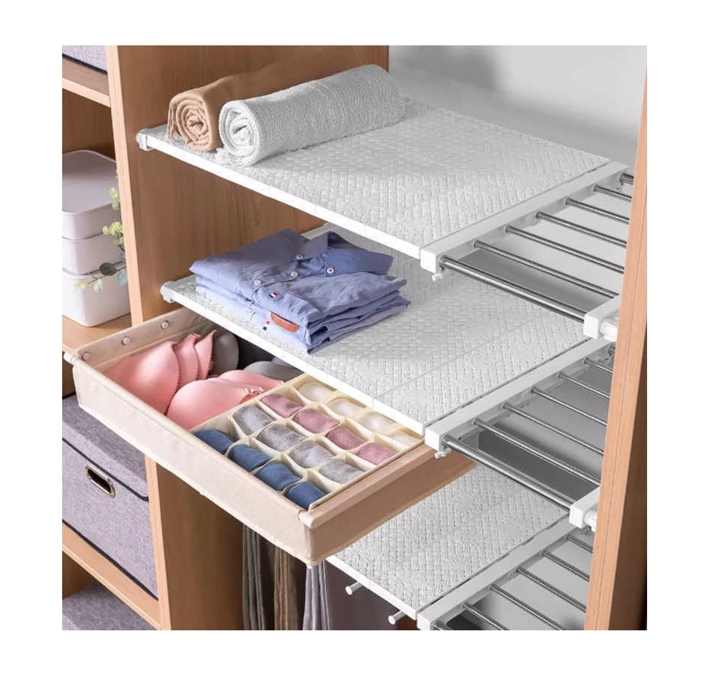 ESTANTE ADAPTABLE PARA CLOSET ALMACENAMIENTO ORGANIZADOR - 2