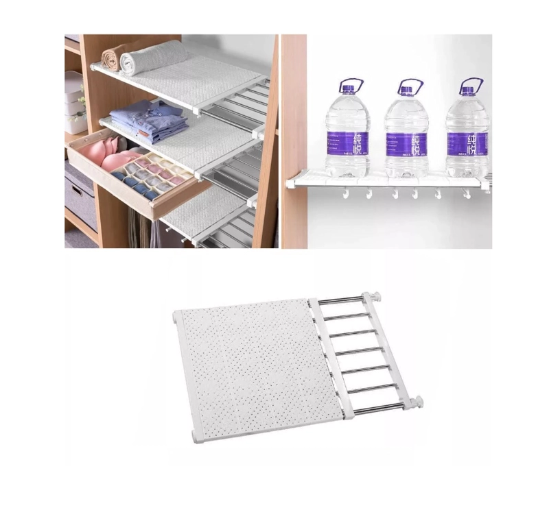 ESTANTE ADAPTABLE PARA CLOSET ALMACENAMIENTO ORGANIZADOR - 3