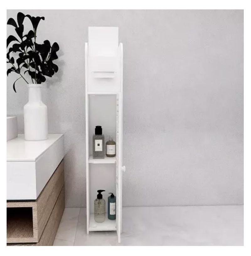 ESTANTE BAÑO RIQUI FEDERICO LAVANDERIA ORGANIZADOR BLANCO - 5