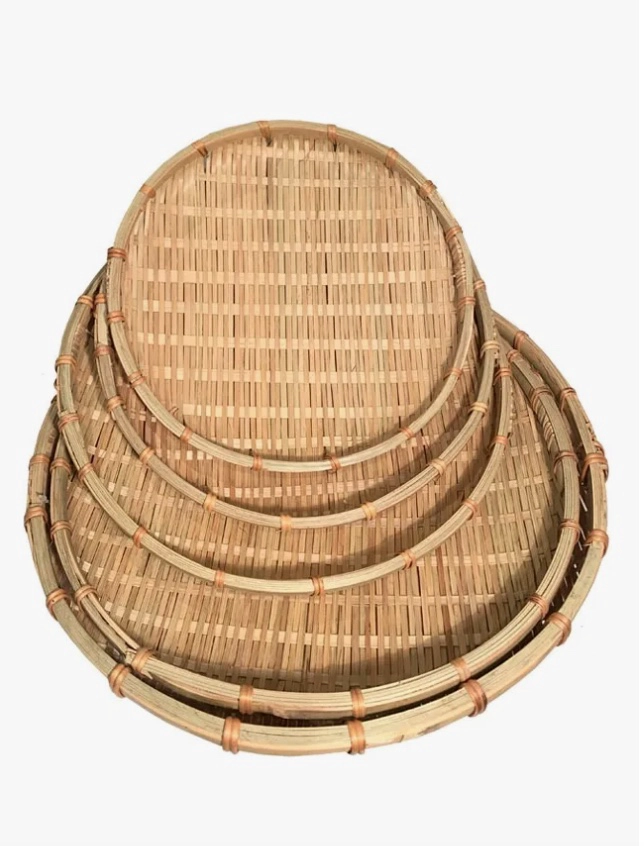 Set De 5 Cestas De Mimbre - 1