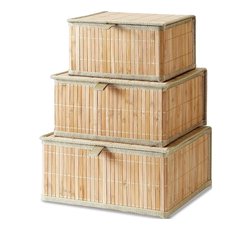 Set De 5 Cestas De Mimbre - 8