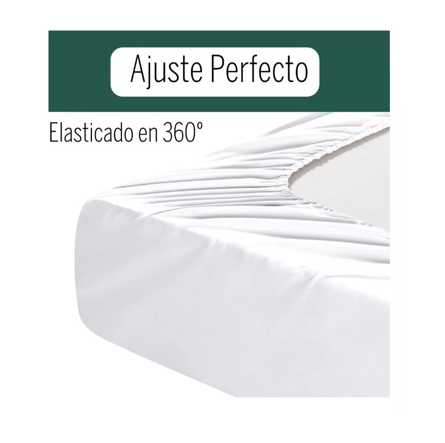 SET SÁBANAS RIQUI 2 PLAZAS 500 HILOS GRIS - 3