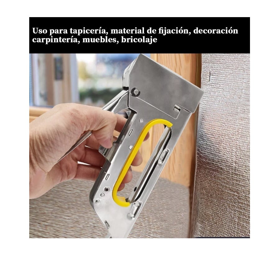 ENGRAPADORA RIQUI PARA TAPICERIA MÁS CINCO CAJAS DE CORCHETES - 8