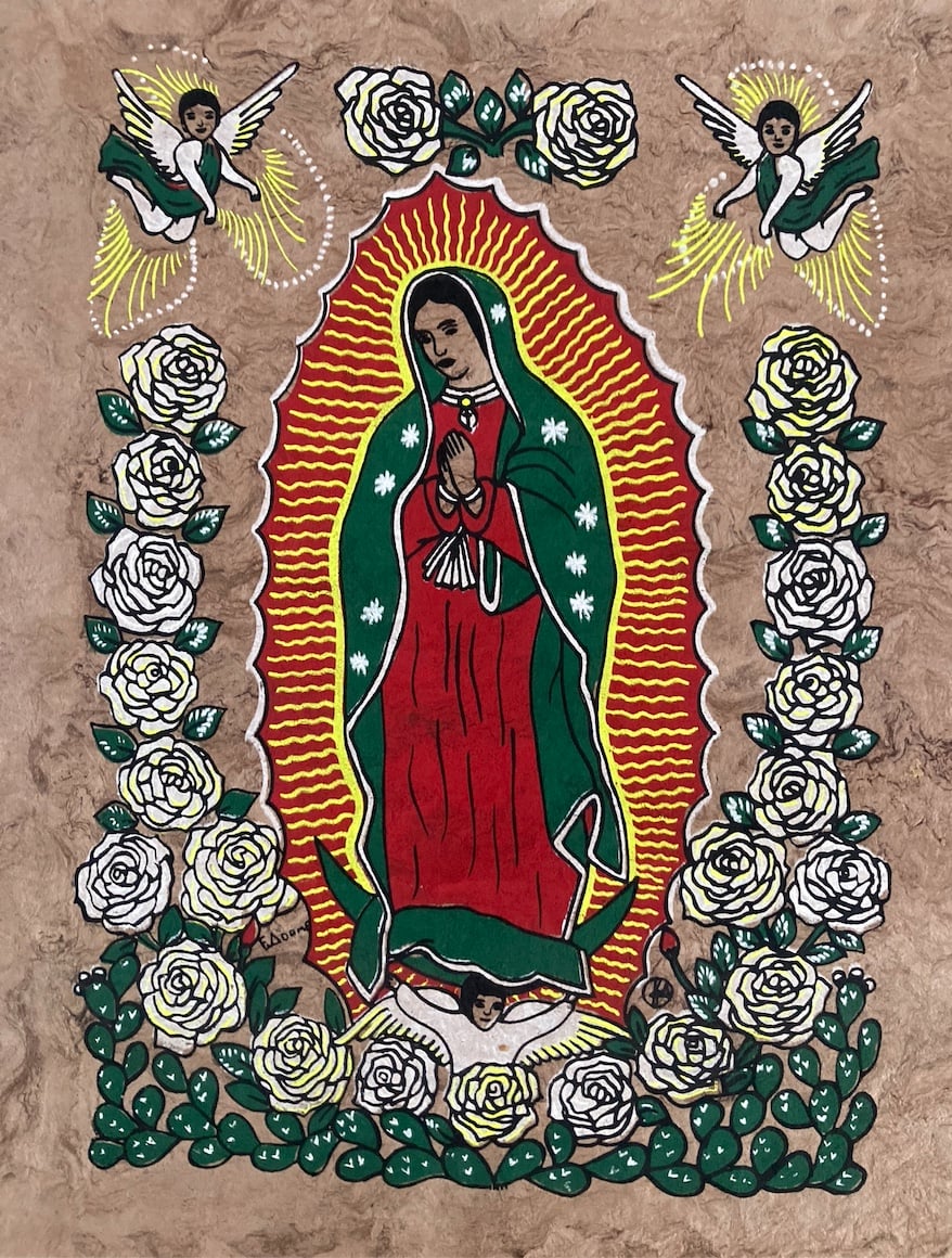 VIRGEN DE GUADALUPE 30X22 - 1