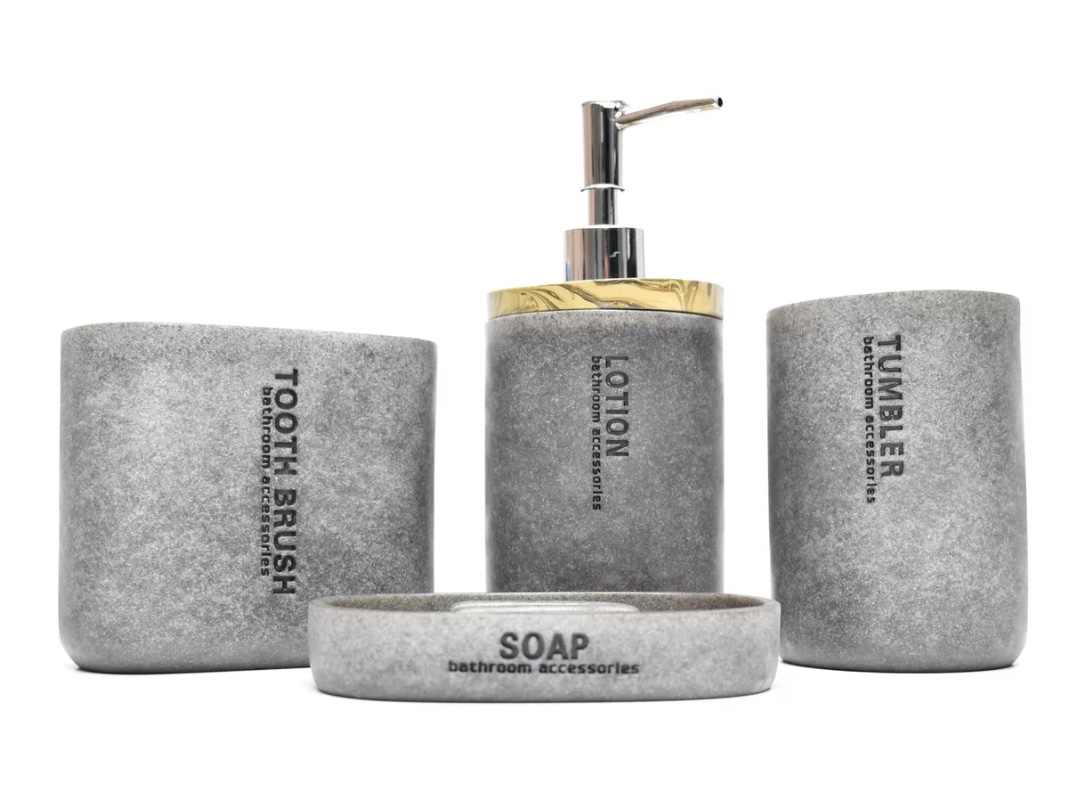 PORTACEPILLOS DISPENSADOR DE JABON PARA BAÑO JABONERA - 1