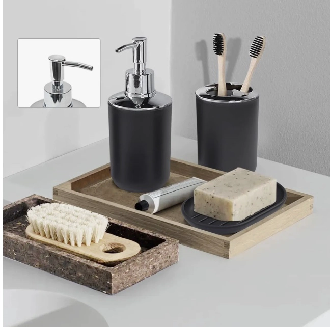 Juego Accesorios Set De Baño 6 Piezas Inoxidable - 5